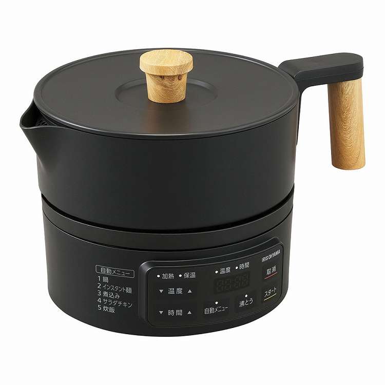 アイリスオーヤマ クッキングケトル ICK-M1200-B(代引不可)【送料無料】
