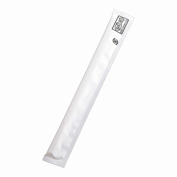 白楊8寸紙完封箸 無地柄 楊枝入 (1ケース4000膳入)(代引不可)【送料無料】