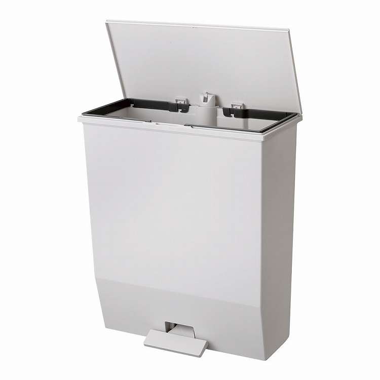 リスH&H通路で使えるPダストボックス 45L グレー(代引不可)【送料無料】