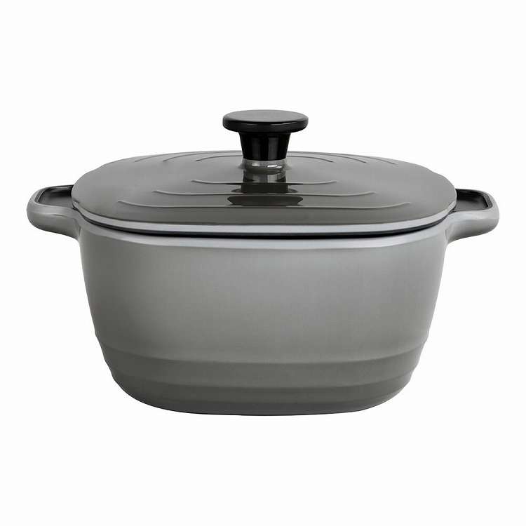 メラミン パールリバーポット 24cm グレー(代引不可)【送料無料】