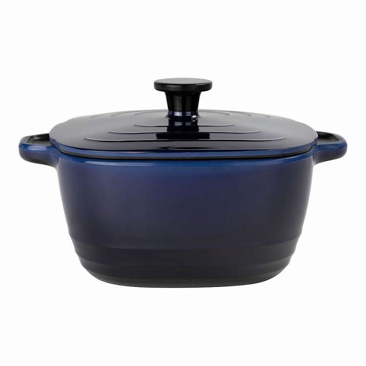 メラミン パールリバーポット 24cm ダークブルー(代引不可)【送料無料】