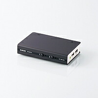 [ELECOM(エレコム)] 広広とした解像力に相応うした2台のパソコン分かちあう用DVI相応うマイコンうつり変わり器 KVM-DVHDU2(代引っ張ること不可)【貨物輸送無料】