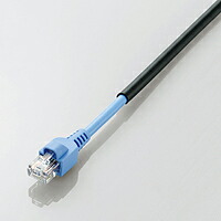 [ELECOM(エレコム)] 屋外用LANケーブル（Cat5E） LD-VAPFR/BK20(代引き不可)【送料無料】｜リコメン堂ホームライフ館