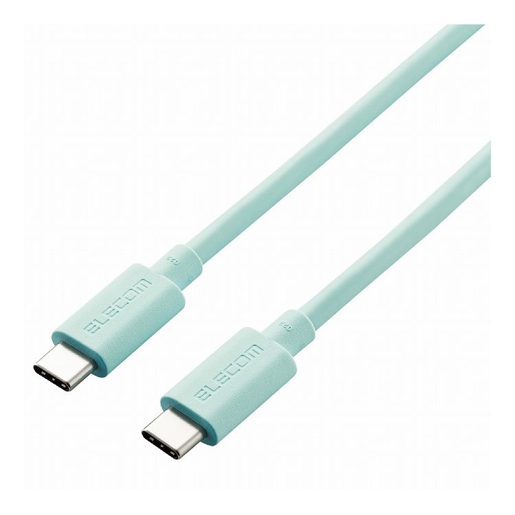 TypeCケーブル C to C USB4 80cm グリーン USB4-APCC5P08GN エレコム(代引不可)【送料無料】【メール便（ネコポス）】