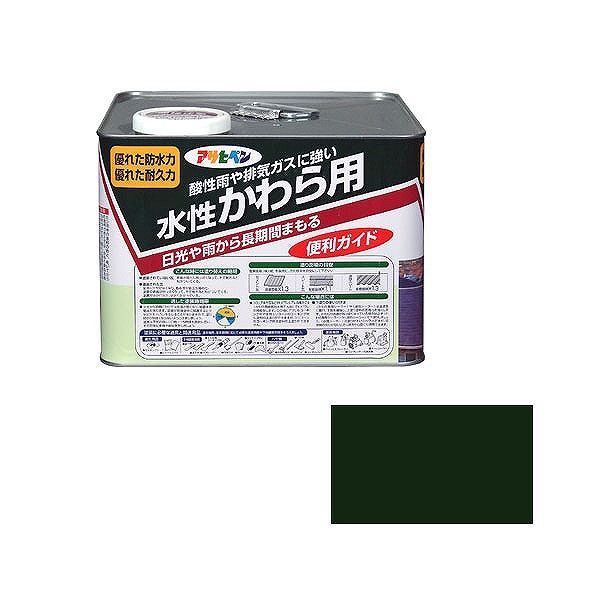 アサヒペン AP 水溶性かわら用 7L アイリッシュグリーン【貨物輸送無料】 DIY・工具-塗装用品-塗料缶・ペンキ