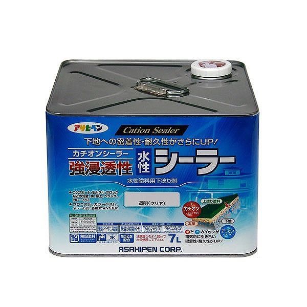 アサヒペン AP 強浸透性水性シーラー 7L 透明(クリヤ)【送料無料】｜リコメン堂ホームライフ館