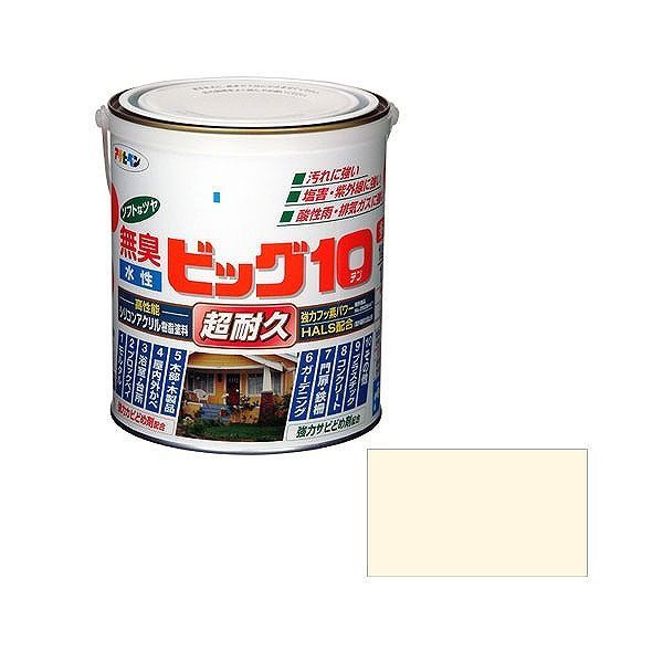 アサヒペン AP水性ビッグ10多用途 1.6L 218ビクトリアンW【送料無料】
