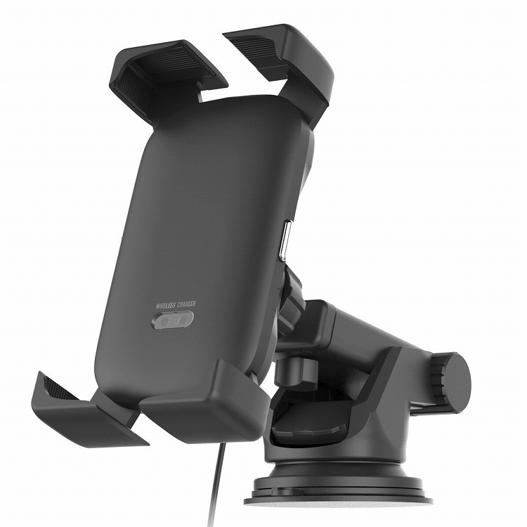 カシムラ ワイヤレス充電ホルダー4角アーム吸盤 KW-45(代引不可)【送料無料】
