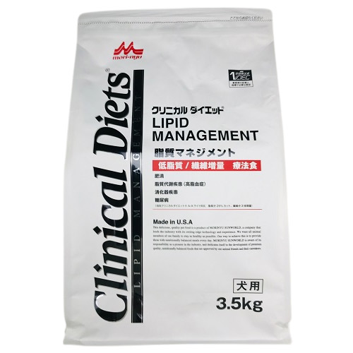 森乳サンワールド クリニカルダイエット 犬用 脂質管理すること 3.5kg 治療薬食 毛の荒物用治療薬食 ボンネット ドッグフード【貨物輸送無料】