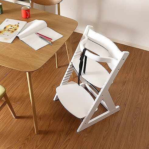 ファッションなデザイン 新品 未使用 ベビーチェア グローアップチェアー W450 D505 H785mm 積層合板 おしゃれ ペールホワイト 代引不可 リコメン堂ホームライフ館 ベビーチェア Nvc U Jp Nvc U Jp