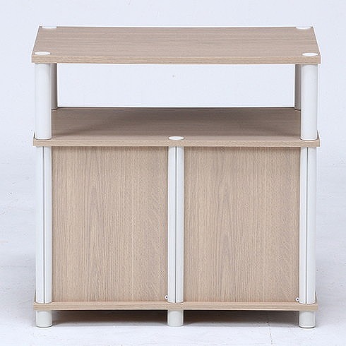 楽天市場 Tvラック 60s W600 D395 H579mm プリント紙化粧パーティクルボード プラスチック テレビ台 ローボード ホワイトウォッシュ 代引不可 送料無料 リコメン堂ホームライフ館