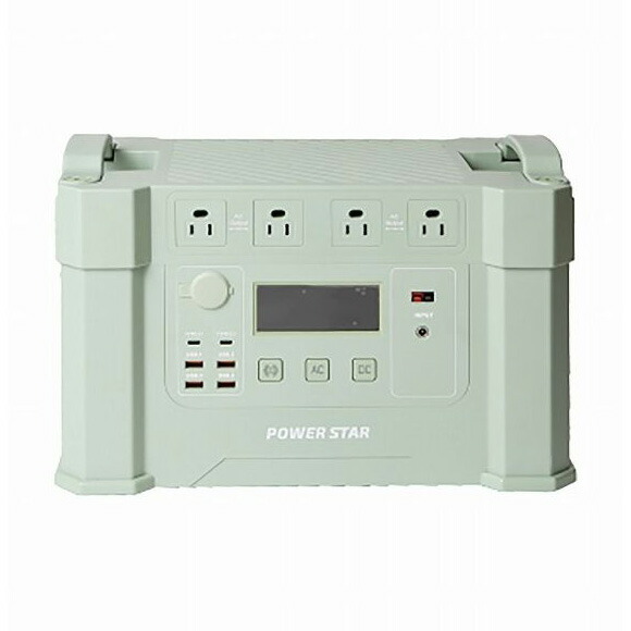 POWER STAR 大容量ポータブル電源 LEADER-2000 ミントグリーン pwsAPSS009a 防災 電気 バッテリー 蓄電 備蓄 アウトドア キャンプ 災害 電源 パワースター ティーオー(代引不可)