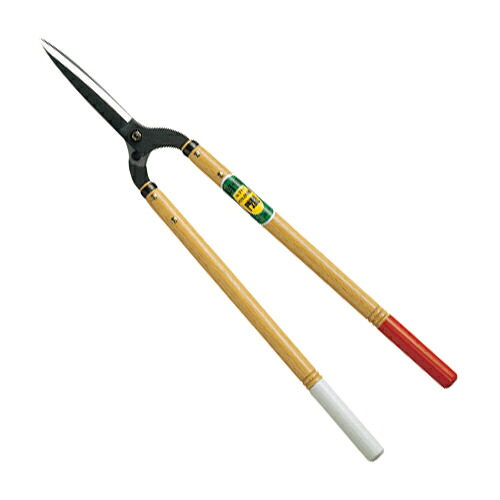 岡恒・刈込鋏‐60‐門型・NO.214 園芸御先棒：刈込鋏：木柄【貨物輸送無料】