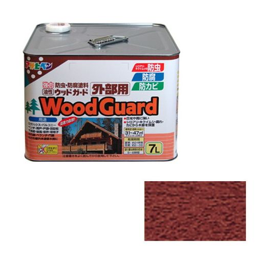 アサヒペン・油性ウッドガード外部用・７Ｌーマホガニーー０７【送料無料】