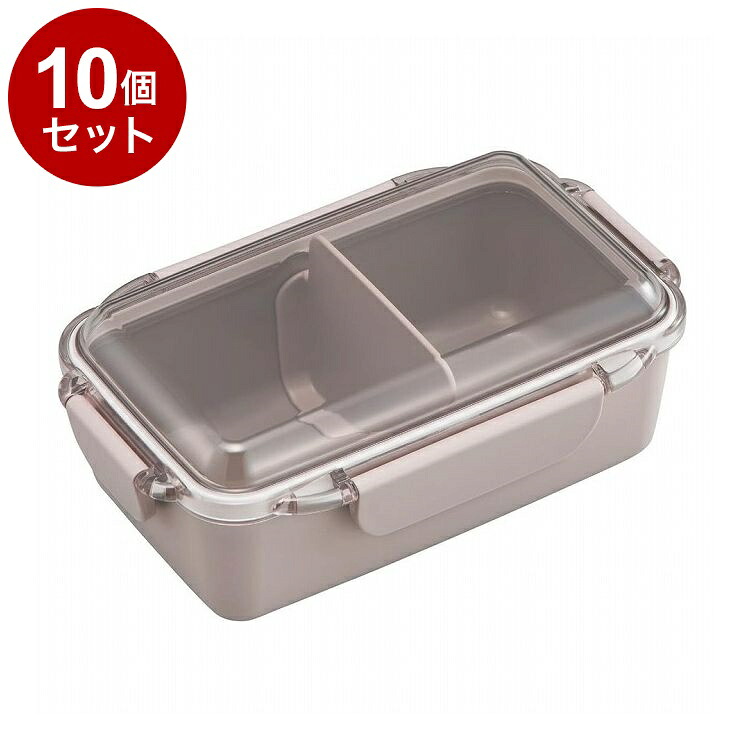 【単品10個仕掛ける】 カームカラー 晩ご飯ボックス席 中仕切り付 650mL モカ オーエスケー PCD-650【貨物輸送無料】