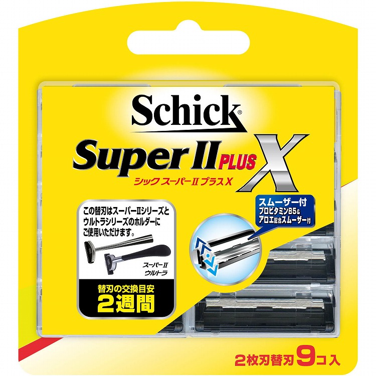【26個セット】シック・ジャパン スーパー2プラス替刃(9コ入)(代引不可)【送料無料】｜リコメン堂ホームライフ館