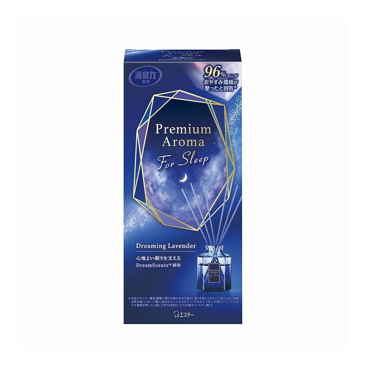 【単品10個セット】 エステー お部屋の消臭力 Premium Aroma For Sleep Stick 本体 ドリーミングラベンダー(代引不可)【送料無料】