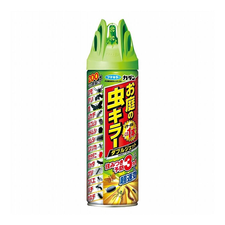 【単品25個セット】 フマキラー カダンお庭の虫キラーダブルジェット450ml(代引不可)【送料無料】|リコメン堂ホームライフ館