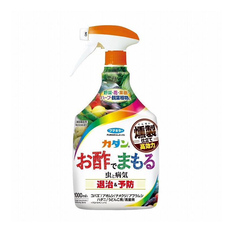 【単品30個セット】 フマキラー カダンお酢でまもる1000ml(代引不可)【送料無料】