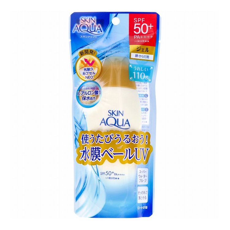 【単品24個セット】 ロート製薬 スキンアクア スーパーモイスチャージェル 110g(代引不可)【送料無料】