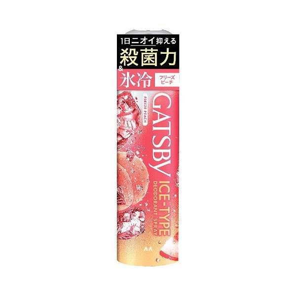 【単品28個セット】 マンダム ギャツビー アイスデオドラントスプレー フリーズピーチ (医薬部外品)(代引不可)【送料無料】|リコメン堂ホームライフ館
