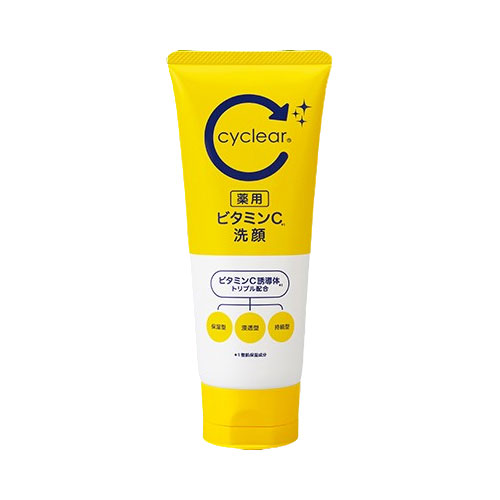 【単品18個セット】 cyclear 薬用 ビタミンC 洗顔(代引不可)【送料無料】