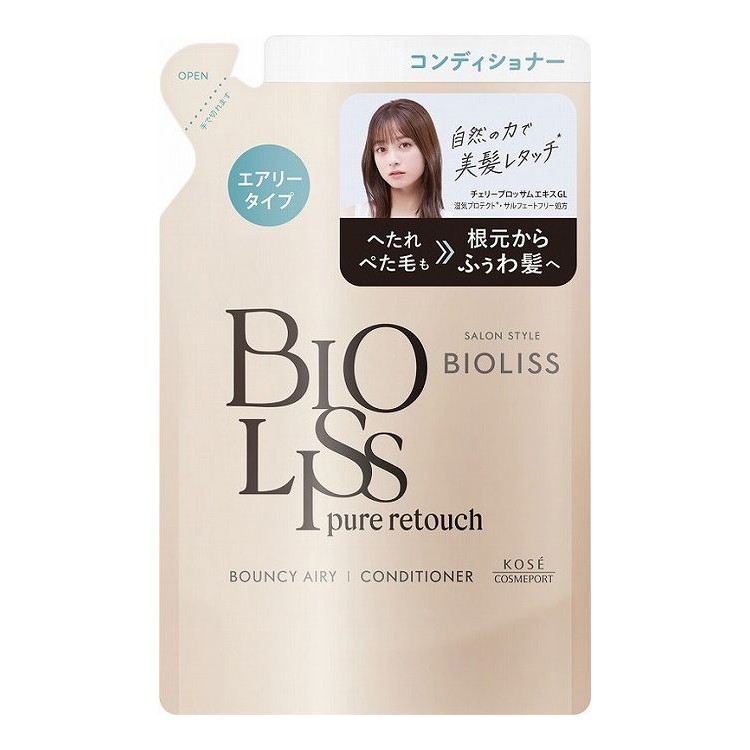 【単品14個セット】 サロンスタイル ビオリス ピュアレタッチ ぺたふぅわ ヘアコンディショナー つめかえ(代引不可)【送料無料】