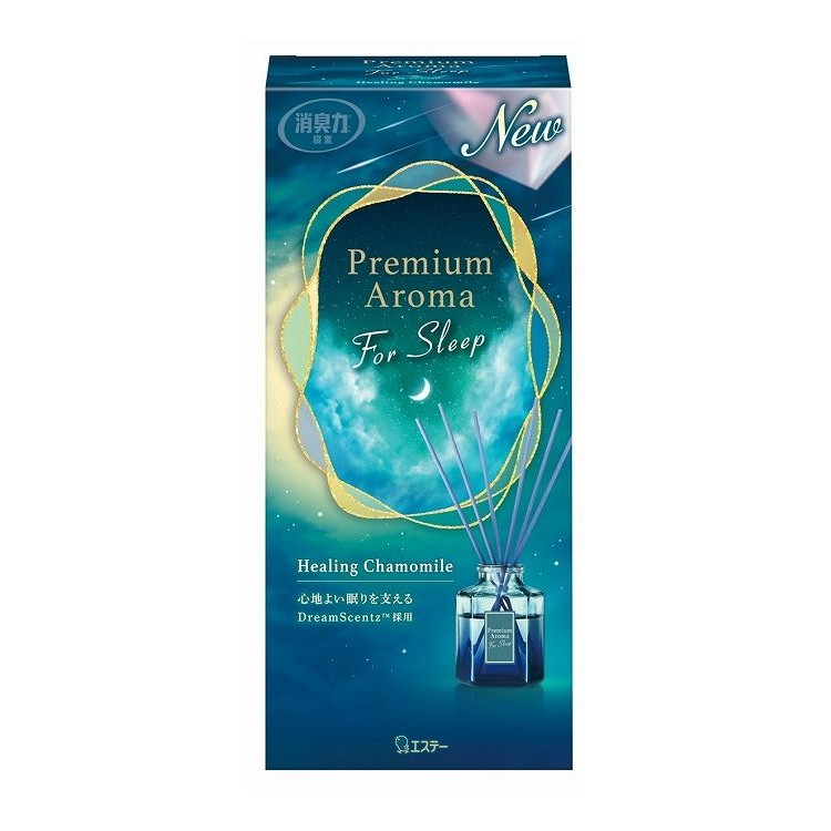 【単品18個セット】 お部屋の消臭力 Premium Aroma For Sleep Stick 本体 ヒーリングカモミール(代引不可)【送料無料】