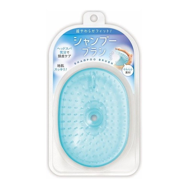 【単品20個書き割り】 超やわらかフィットシャンプーブラシブルー(代引不可)【貨物輸送無料】