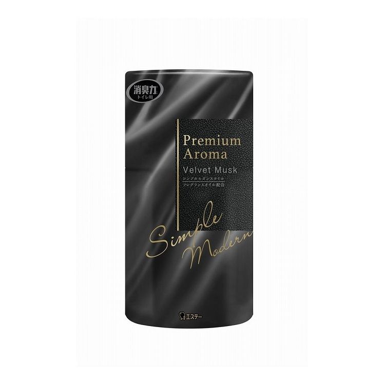 【単品12個セット】 エステー トイレの消臭力 Premium Aroma ベルベットムスク 400ML(代引不可)【送料無料】