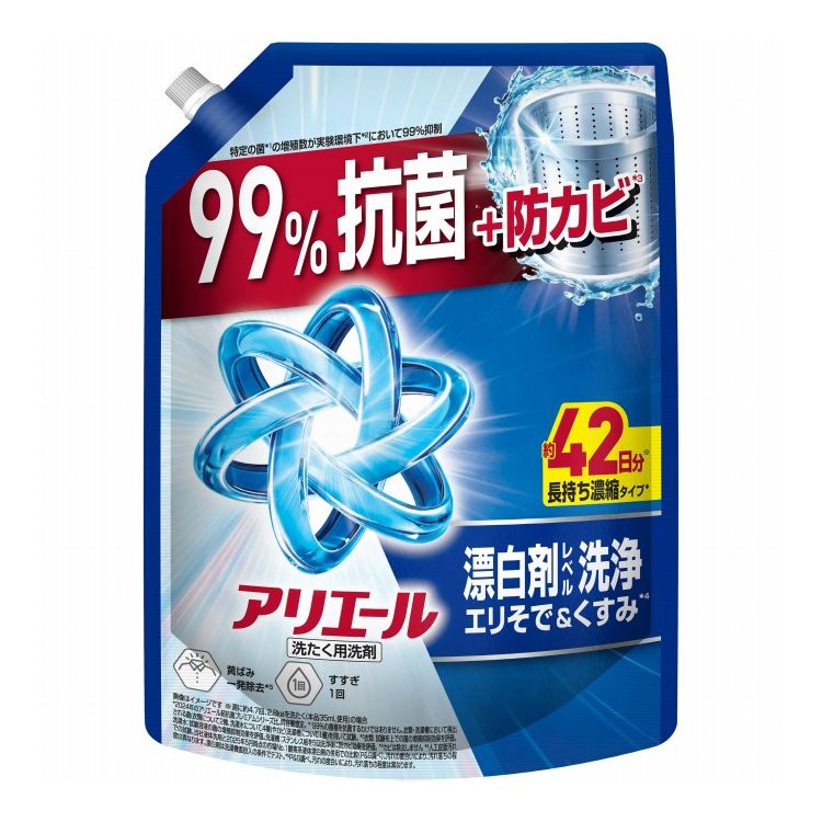 【単品7個セット】 アリエールジェルつめかえ超ジャンボサイズ P&Gジャパン(代引不可)【送料無料】