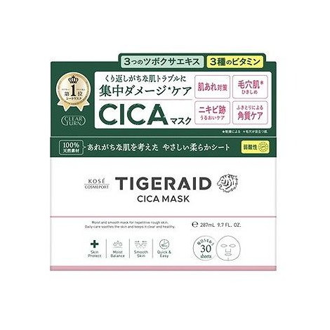 【単品6個セット】 クリアターン タイガレイド CICAリペア マスク 30枚入 コーセーコスメポート(代引不可)【送料無料】