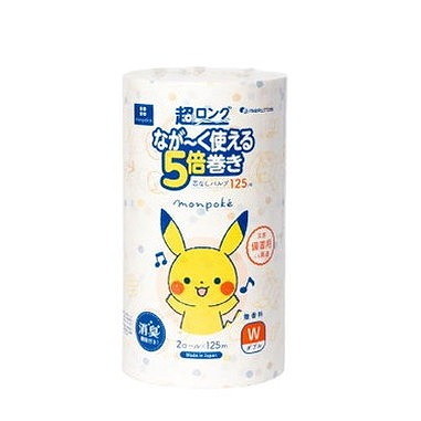 【単品16個セット】 モンポケ超ロングパルプ5倍巻き2RW 丸富製紙(代引不可)【送料無料】