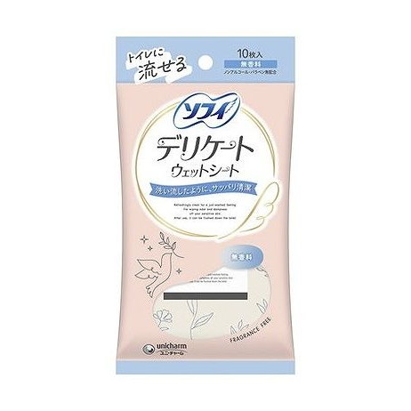【単品20個セット】 ソフイデリケ-トウェット無香料 ユニ・チャーム(代引不可)【送料無料】