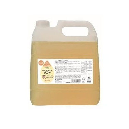 【単品4個セット】 パックス 洗濯用液体石けんソフト 大容量 太陽油脂(代引不可)【送料無料】