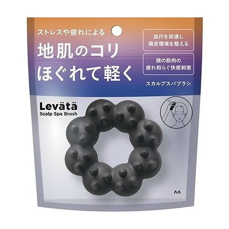 【単品7個セット】 マンダム レバタ スカルプスパブラシ(代引不可)【送料無料】