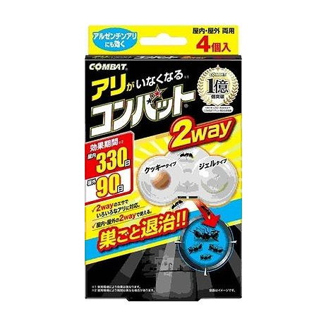 【単品20個セット】 アリがいなくなるコンバット 2way 4個入(代引不可)【送料無料】|リコメン堂ホームライフ館