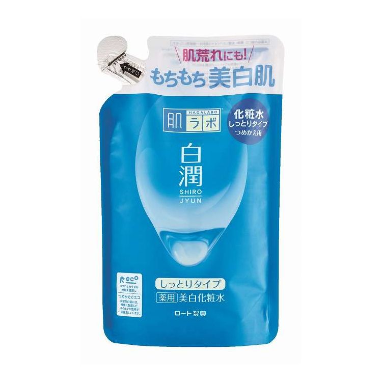 【単品15個セット】 ロート製薬 肌ラボ 白潤薬用美白化粧水しっとりタイプ つめかえ用(代引不可)【送料無料】|リコメン堂ホームライフ館