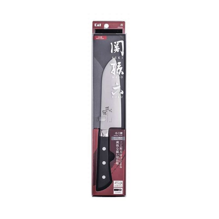 【単品3個セット】 関孫六 茜 小三徳145mm 貝印(代引不可)【送料無料】｜リコメン堂ホームライフ館