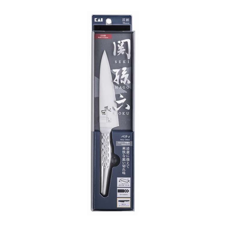 【単品6個セット】 関孫六 匠創 ペティ120mm 貝印(代引不可)【送料無料】|リコメン堂ホームライフ館
