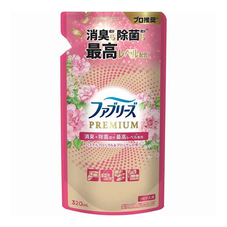 【単品16個セット】 ファブリーズW除菌+消臭プレミアムパステルフローラル&ブロッサムの香りつめかえ P&Gジャパン(代引不可)【送料無料】