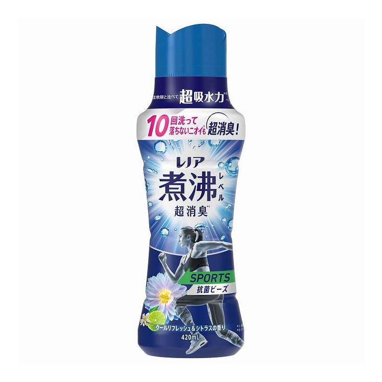 【単品18個セット】 レノア煮沸レベル消臭ビーズスポーツクールリフレッシュ&シトラスの香り本体 P&Gジャパン(代引不可)【送料無料】|リコメン堂ホームライフ館