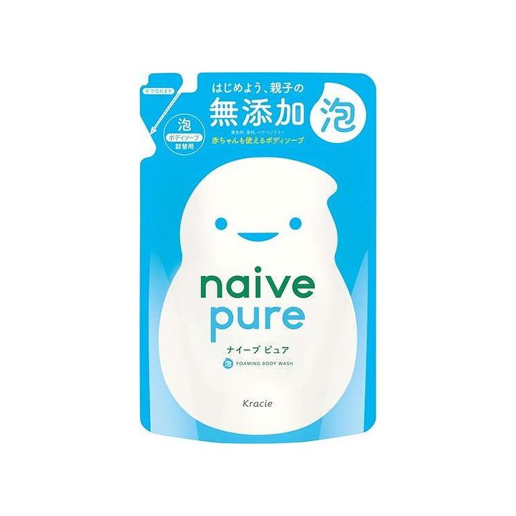 【単品15個セット】 クラシエ ナイーブピュア 泡ボディソープ 詰替用(代引不可)【送料無料】｜リコメン堂ホームライフ館