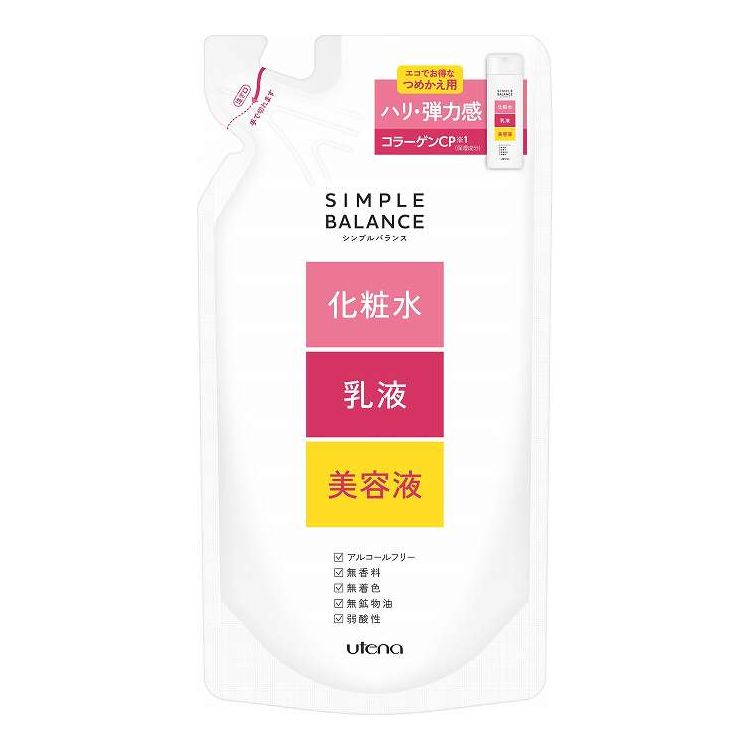 【単品20個セット】 ウテナ シンプルバランス ハリつやローション つめかえ用(代引不可)【送料無料】