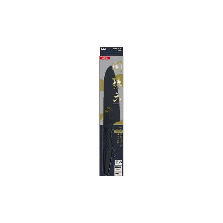 【単品10個セット】 貝印 関孫六 匠創ー漆黒 三徳 165mm(代引不可)【送料無料】