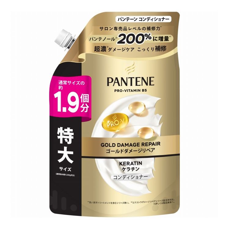 【単品12個セット】 P&Gジャパン パンテーンゴールドダメージリペアコンディショナーつめかえ特大サイズ 500G(代引不可)【送料無料】 8,149円