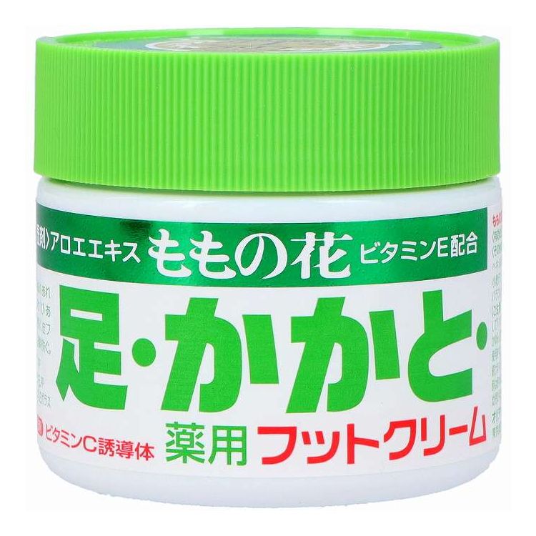【単品18個セット】 オリヂナル ももの花薬用フットクリーム 70G(代引不可)【送料無料】