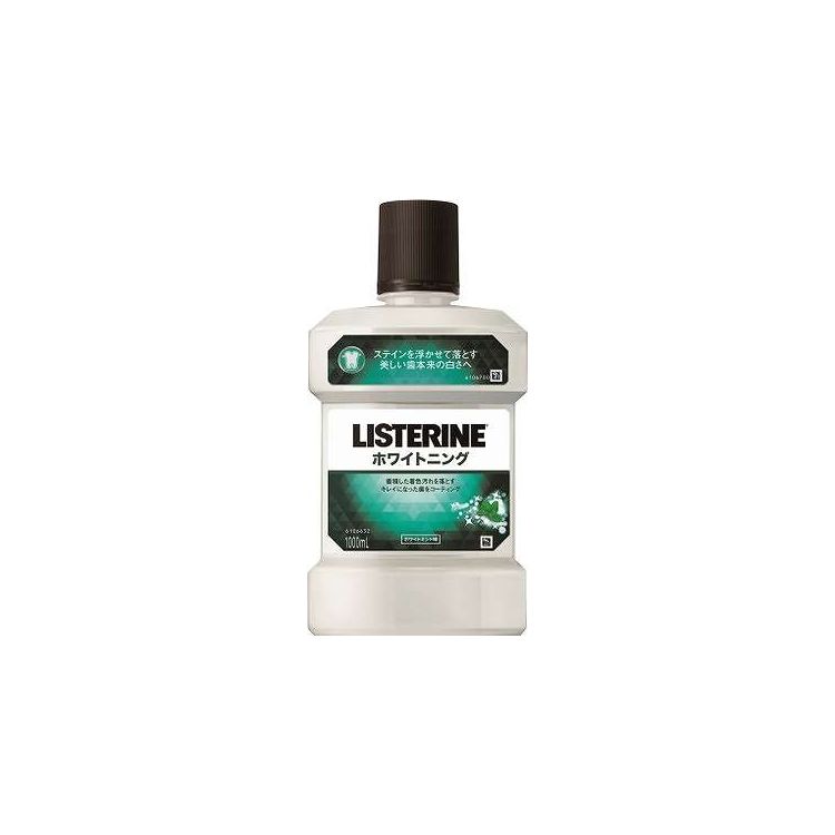 【単品10個セット】 ジョンソン&ジョンソン リステリン ホワイトニング 1000ml(代引不可)【送料無料】|リコメン堂ホームライフ館