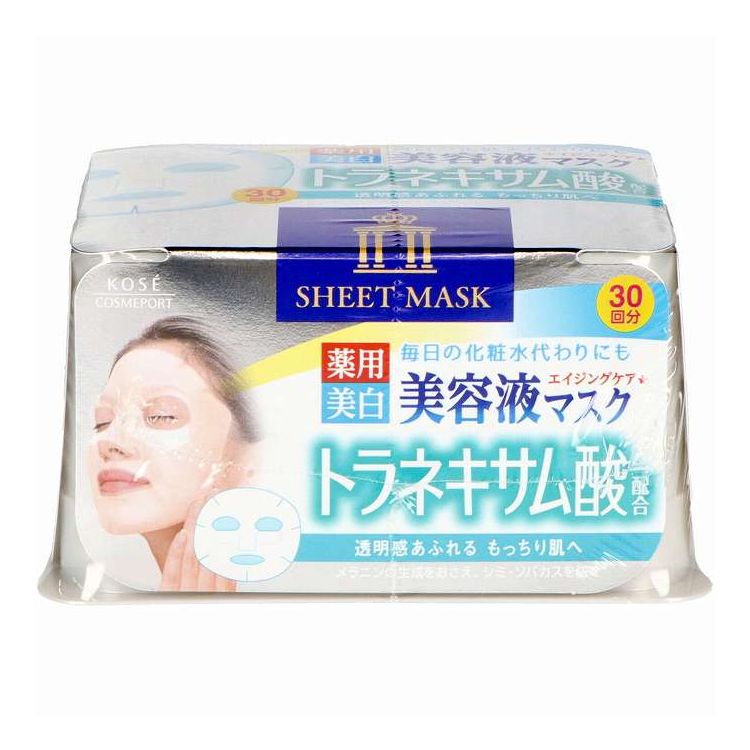 【単品18個セット】 コーセーコスメポート クリアターン エッセンスマスク トラネキサム酸 30枚(代引不可)【送料無料】