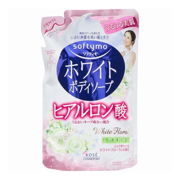 【単品14個セット】 コーセーコスメポート ソフティモ ホワイトボディソープヒアルロン酸替え 420ml(代引不可)【送料無料】